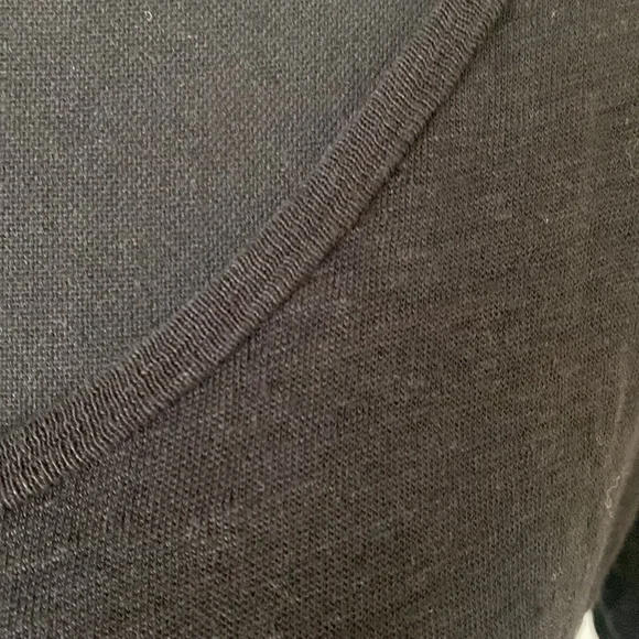 JCrew linen scoop neck tee.  Like new. - Picture 2 of 5